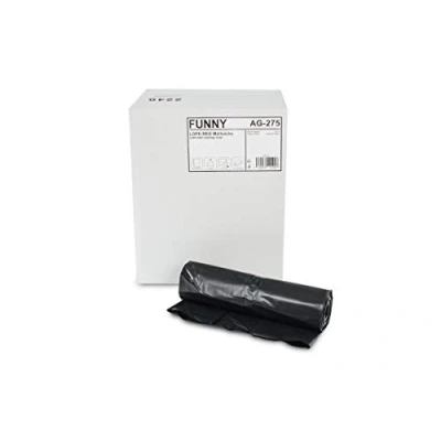 Obrázek Funny LDPE regenerační pytel na odpadky, černý, svinutý, 240 l, typ 100, 1 balení (1 x 75 kusů)
