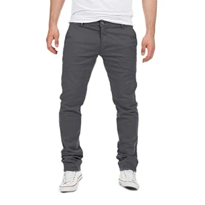 Obrázek Yazubi Pánské chino kalhoty, model Dustin, kalhoty by Yzb Jeans, Šedá (Magnet 4R193901)