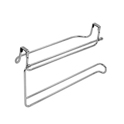 Obrázek Spectrum Diversified Duo Holder 2 v 1 skříňový zásobník na papír a držák ručníky, skladování organizace pod dřezem, standardní, chrom