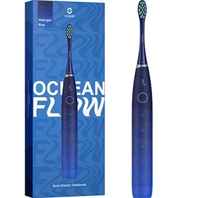 Obrázek Oclean elektrický zubní kartáček Flow, sonický s výdrží baterie 180 dní, 5 režimů čištění, IPX7, Sonic Electric Toothbrush hlavou zubního kartáčku DuPont,