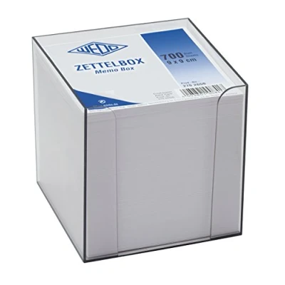 Obrázek Box na lístky 9 x cm, plastový box, naplněný (cca 700 listů)