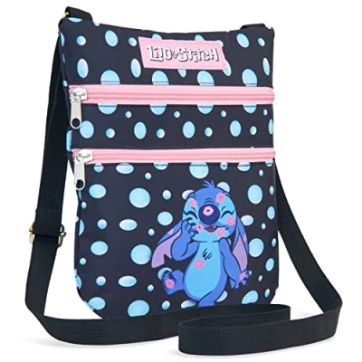 Obrázek Disney Stitch Taška přes rameno Dívčí Děti, černá