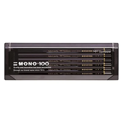 Obrázek Tombow Mono 100 F tužka stupeň tvrdosti F, sada 12 ks