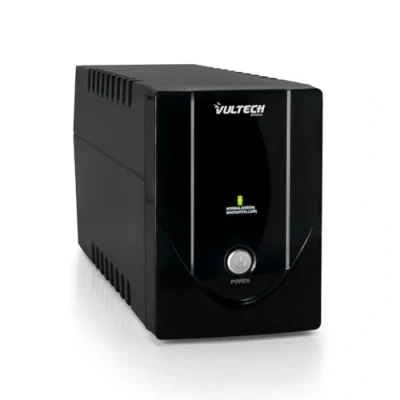 Obrázek Vultech ups1200va lite Sleep 1200 VA 2sortie (S) AC Compact schwarz Netzteil Energie Nicht unterbrechbar Stromversorgung abschaltbarer (1200 VA, 600 W, 130 V, 280 220 50/60)