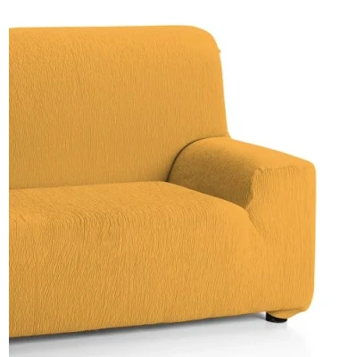 Obrázek Martina Home Emilia Elastischer Sofabezug für 2 Sitzer, Gold, 120 bis 170 cm Breite