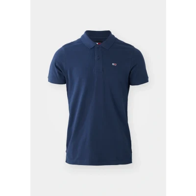 Obrázek Tommy Jeans Original FINE SLIM FIT Polotričko, Muži, Velikost: XS, Black iris