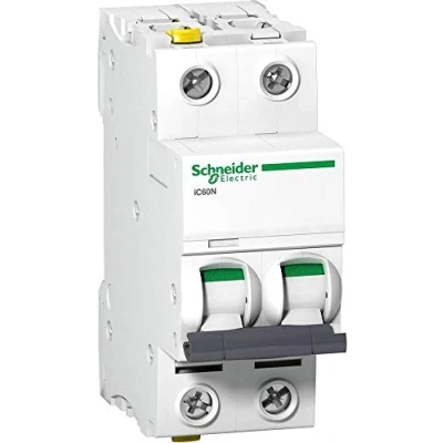 Obrázek Schneider Electric A9F03216 jistič vedení iC60N, 2P, 16A, charakteristika B