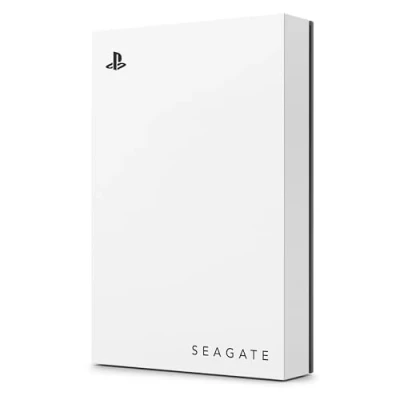 Obrázek Seagate Game Drive PS4/PS5, 2TB, přenosný externí pevný disk, 2,5 palce, USB 3.0, bílý, LED modrá, vč. 2 týdnů Playstation+, STLV2000202