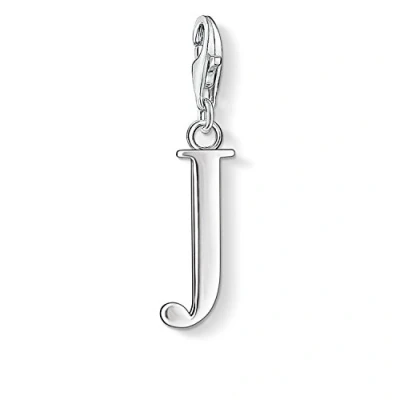 Obrázek Thomas Sabo Dámský přívěsek M písmeno Charm Club 925 Sterlingové stříbro 0187 001 12, stříbro, Bez drahokamu
