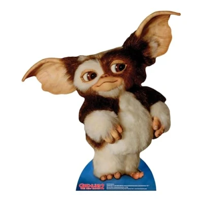 Obrázek STAR CUTOUTS Ltd SC978 Gizmo Cute Gremlin Life Size Pappschnitt, Mehrfarbig, 75 x 64 cm
