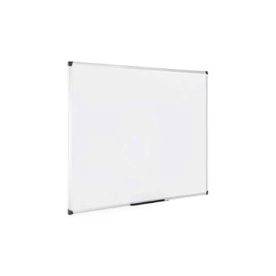 Obrázek Bi Office MA0507178 magnetická bílá tabule Maya W, stíratelná za sucha, s hliníkovým rámem a přihrádkou na tužky, tabule, Memoboard, lakovaný ocelový povrch 120 x 90 cm, šedá, černá