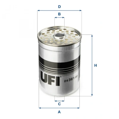 Obrázek UFI Filters 24.361.00 dieselový filtr