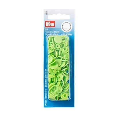 Obrázek Prym 393144 patentky Color Snaps kulaté 12,4 mm jablko, plast,
