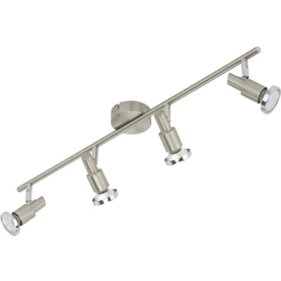 Obrázek Briloner Světla LED stropní svítidlo, 4 otočná a bodová světla, lampa, kov, reflektor vč. světelného zdroje à 3 W, délka: 67,5 cm
