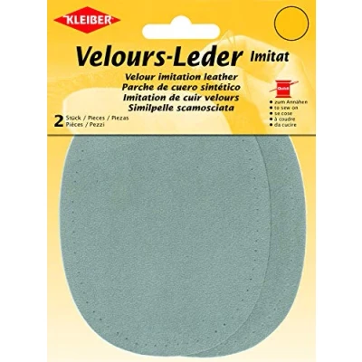 Obrázek Kleiber + Co.GmbH imitace velurové kůže malá, béžová, cca 13 cm x 10