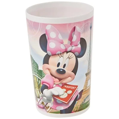 Obrázek FUN HOUSE 005509 Disney Minnie Glas für Kinder Polypropylen Rosa 10 x 0,025 6,5 cm