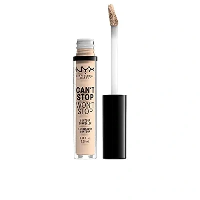Obrázek NYX Professional Makeup Can&#039;t Stop Won&#039;t Contour Concealer voděodolný tekutý krycí tužka, kašírování &amp; Highlighten, 3,5 ml, Fair 1. 5
