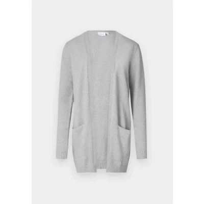 Obrázek VILA Viril OPEN LS NOOS Kardigan, Ženy, Velikost: XS, Light grey melange