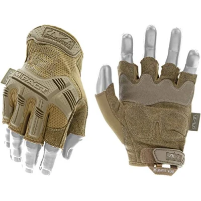 Obrázek Mechanix Wear M pact® Coyote rukavice bez prstů pro airsoft, fitness, horské kolo, XL EU