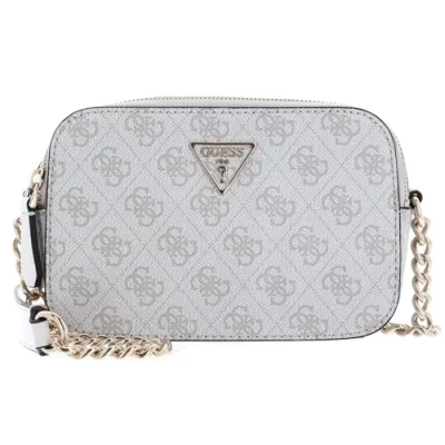 Obrázek Guess Noelle Crossbody Camera Taška s příčným popruhem, Ženy, Velikost: One Size, Dove logo