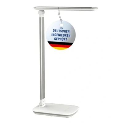Obrázek Maul LED lampa MAULjazzy stolní stmívatelná Moderní na psací stůl vč. USB typu A připojení s 4000 K z hliníku bílá