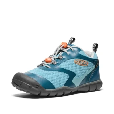 Obrázek Keen Tread Rover WP Unisex Trekingové boty pro děti, Velikost: 37, Blue Textil/umělé vlákno