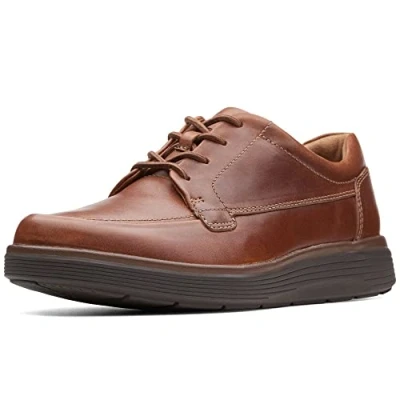 Obrázek Clarks Pánské Un Abode Ease Derbys, Dark Tan Lea.
