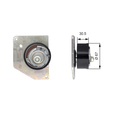 Obrázek Gates T43207 napínací kladka, ozubený řemen