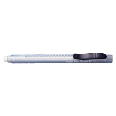Obrázek Pentel ZE11T C &quot;ClicEraser 2&quot; mazací tužka, doplňovací s ZER 2, pouzdro poloprůhledné modré, 12 kusů