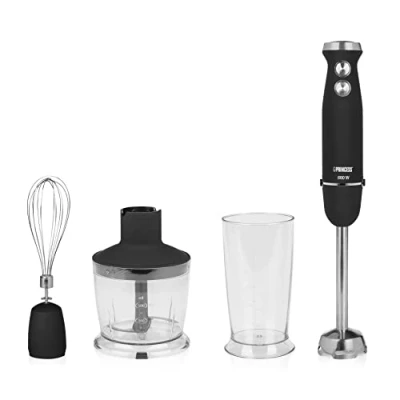 Obrázek Princess Stabmixer Set Geschwindigkeitsregelung, 800 Watt, 3 teilig, 221220
