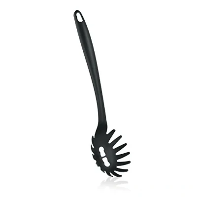 Obrázek Metaltex Basic Spaghetti Löffel, Nylon, schwarz, 25 x 15 5 cm, Kunststoff, bunt, 25x15x5 cm