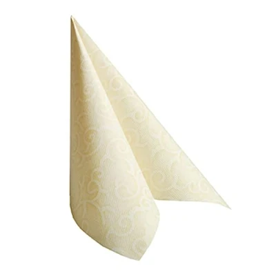 Obrázek Papstar, 50 ubrousků &quot;ROYAL Collection&quot; složení 1/4 40 cm x champagne &quot;Casali&quot;, #84877