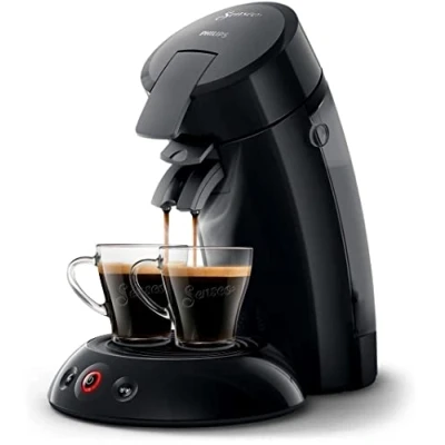 Obrázek PHILIPS Senseo Original Kaffeepadmaschine mit Crema Plus, 1450 W, 0.7 Liter, Schwarz (HD6553/67)