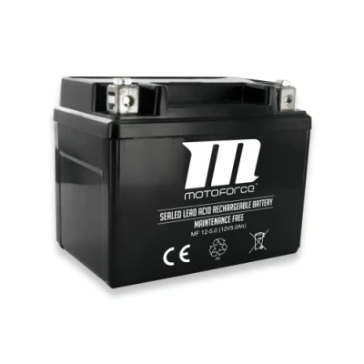 Obrázek Akumulátor Motoforce, 12 V 5 Ah, bezúdržbový, plus záloha 7,50 EUR