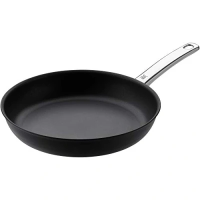 Obrázek WMF Steak Profi pánev 28 cm, na vaření steaků ideální pro ostré smažení, vícevrstvý materiál, Rapid Heat Control, grilovací s povrchovou úpravou