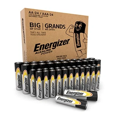 Obrázek Energizer Alkaline Power AA + AAA Batterien (48er Pack), Kombipackung mit 48 Stück