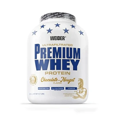Obrázek Weider Premium Whey Protein Powers, Low Carb Shakes s Isolate, Chocolate Nougat, (1x 2.3 kg)