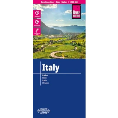 Obrázek Reise Know How Landkarte Italien / Italy (1:900.000): reiß und wasserfest (world mapping project)