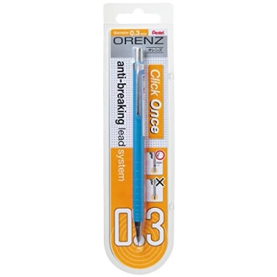 Obrázek Pentel XPP503 SX 0,3 mm tloušťka čáry, 100% nerozbitná na blistrové kartě světle modrá