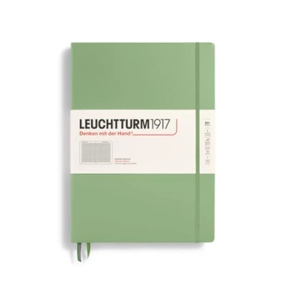 Obrázek LEUCHTTURM1917 370262 zápisník Master Classic (A4+) Hardcover, 235 očíslovaných stran, šalvěj, čtverečkovaný