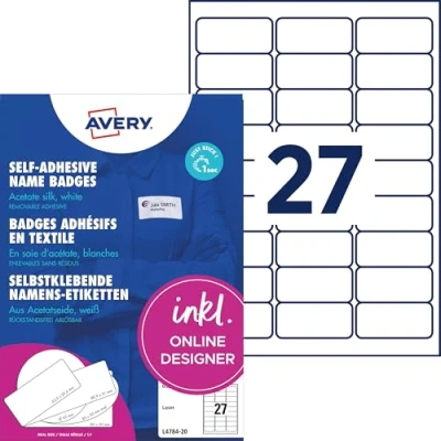 Obrázek Avery L4784 20 samolepicí jmenovky
