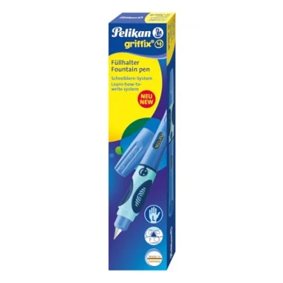 Obrázek Plnicí pero Pelikan 805612 Griffix pro praváky se šroubovacím víčkem, modré, modrá