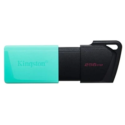 Obrázek Kingston DataTraveler Exodia M USB Stick 3.2 Gen 1 DTXM/256 GB s pohyblivou čepičkou (černá + tyrkysová)