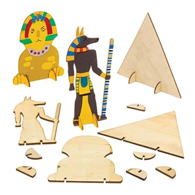 Obrázek Baker Ross Tvůrčí sady ze dřeva &quot;Egypt&quot; k postavení (6 kusů) pro děti malování, složení a dekoraci