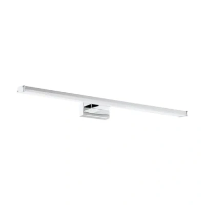 Obrázek EGLO Nástěnná LED lampa Pandella 1, osvětlení zrcadla z hliníku a plastu, koupelna v chromu, stříbrná, bílá, svítidlo do vlhkých prostor neutrální IP44, L 60 cm