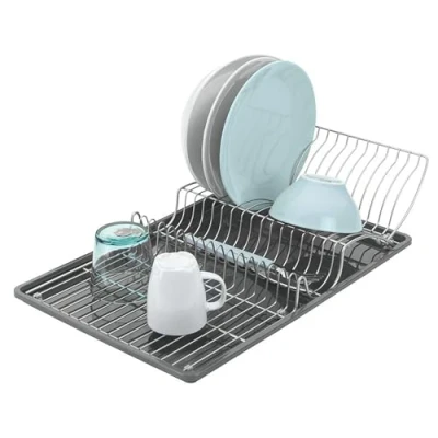 Obrázek Metaltex 325426039 Wingtex splachovací koš s odkapávací miska, Stříbrná, Šedá, balení 1ks