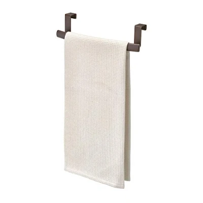 Obrázek iDesign 60271EU Axis Geschwungener Geschirrhandtuchhalter zum Hängen über den Schrank Edelstahl, bronze, 24.511 x 6.8072 5.7912 cm