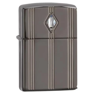Obrázek Zippo Seamless Diamond benzinový zapalovač, mosaz, vzhled ušlechtilé oceli, 1 x 6 cm