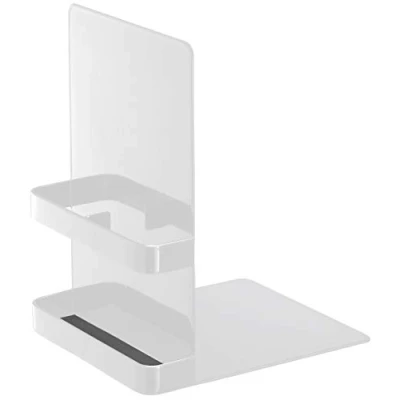 Obrázek Yamazaki 6872 TOWER Buchstützen, weiß, Stahl, Minimalistisches Design, 12 x 15 18 cm (LxBxH)
