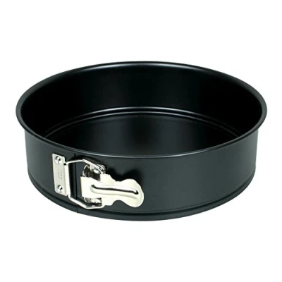 Obrázek Original Kaiser Classic rozkládací forma 24 cm kulatá, ploché dno, kulatá pečicí s nepřilnavým povrchem, koláčová odolná proti vytečení, černá